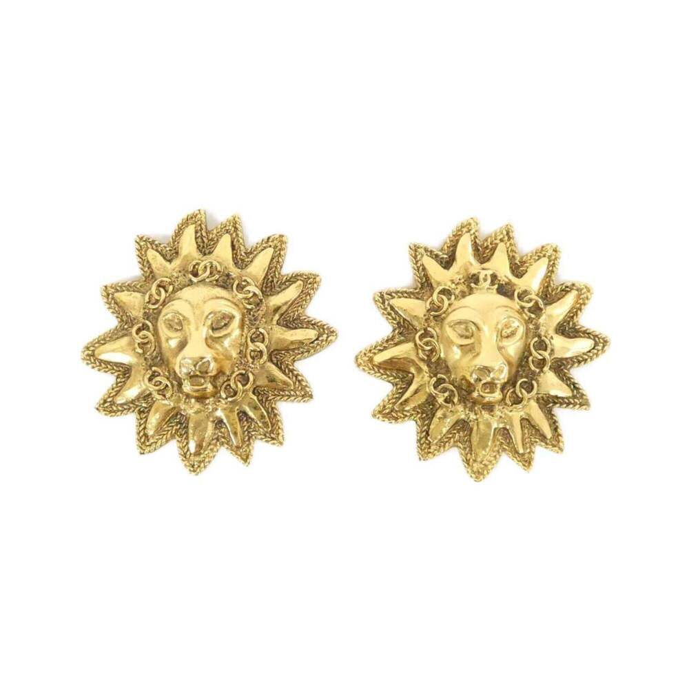 CHANEL Authentic Gold Earrings